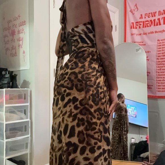 Custom Made Leopard Vacation Birthday Dress - Picture 2 of 2